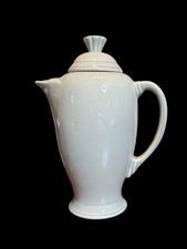 Fiesta Coffee Server Pearl Gray w/ Lid Retired 36 Oz