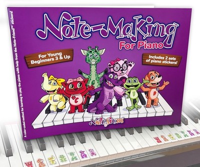 Note-Making for Piano: A color-coded piano book for kids with Note-Friend pi...
