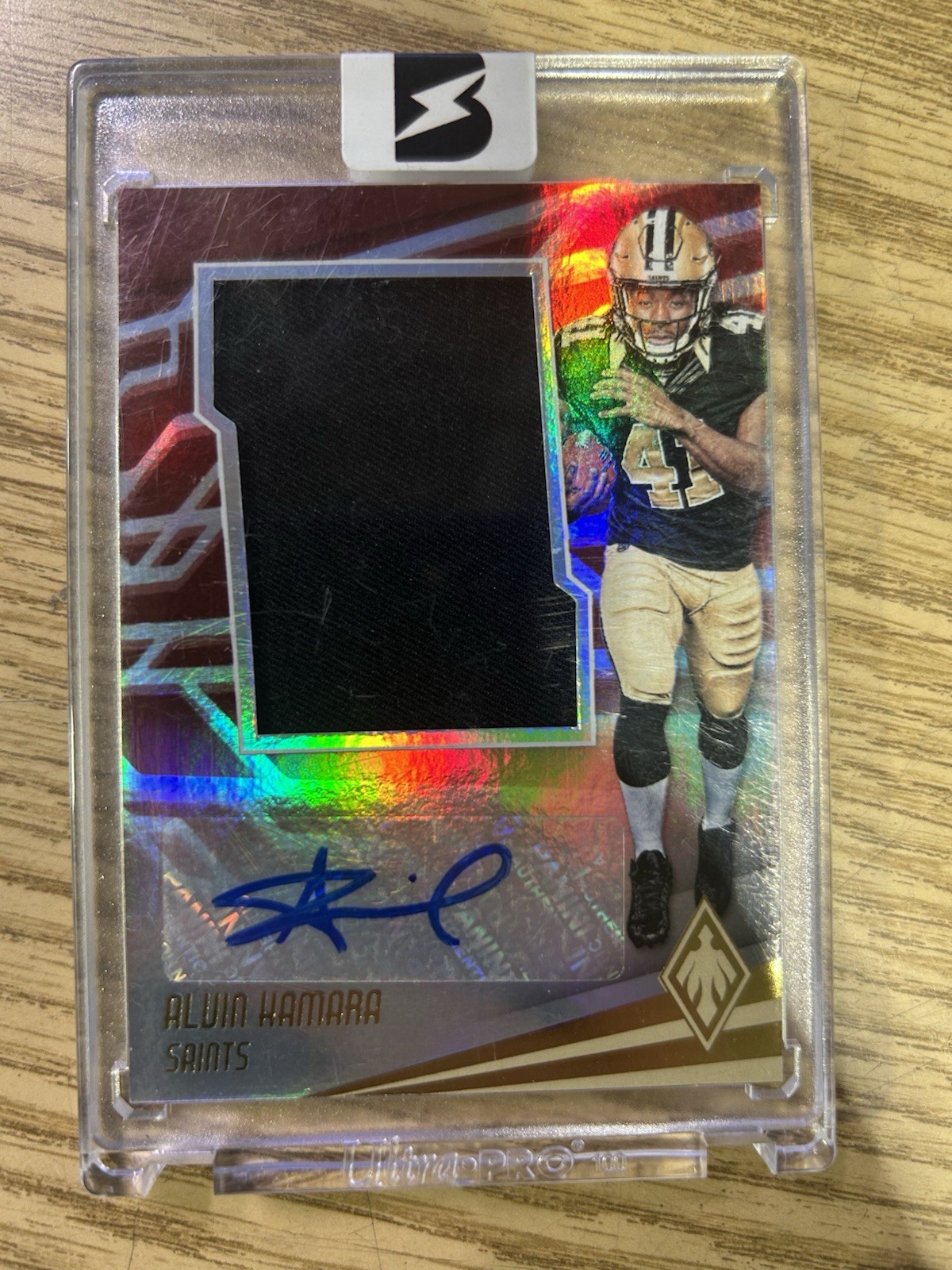 Alvin Kamara Panini Flawless Collegiate Rookie Patch Autograph #AK Base