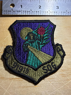 1980s/1990s/2000s? US AIR FORCE PATCH 919th SPECIAL OPS GROUP ORIGINAL SUBDUED!