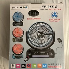 Epe FP-355-S FM Radio Solar Charged Wireless Speaker Bluetooth USB TF MP3 Remote