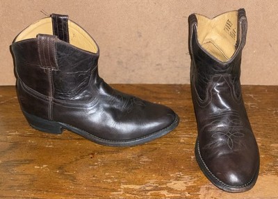 Steve Madden Autry Size 7 Women s Brown Leather Cowboy Western Boots Made Mexico