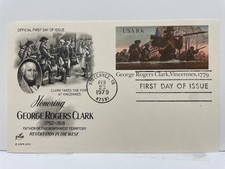 Scott #1778 George Rogers Clark 1979 First Day Cover FDC Artcraft