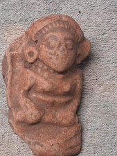 Pre-Columbian Mayan Aztec Figure Burial offering or Fertility statue