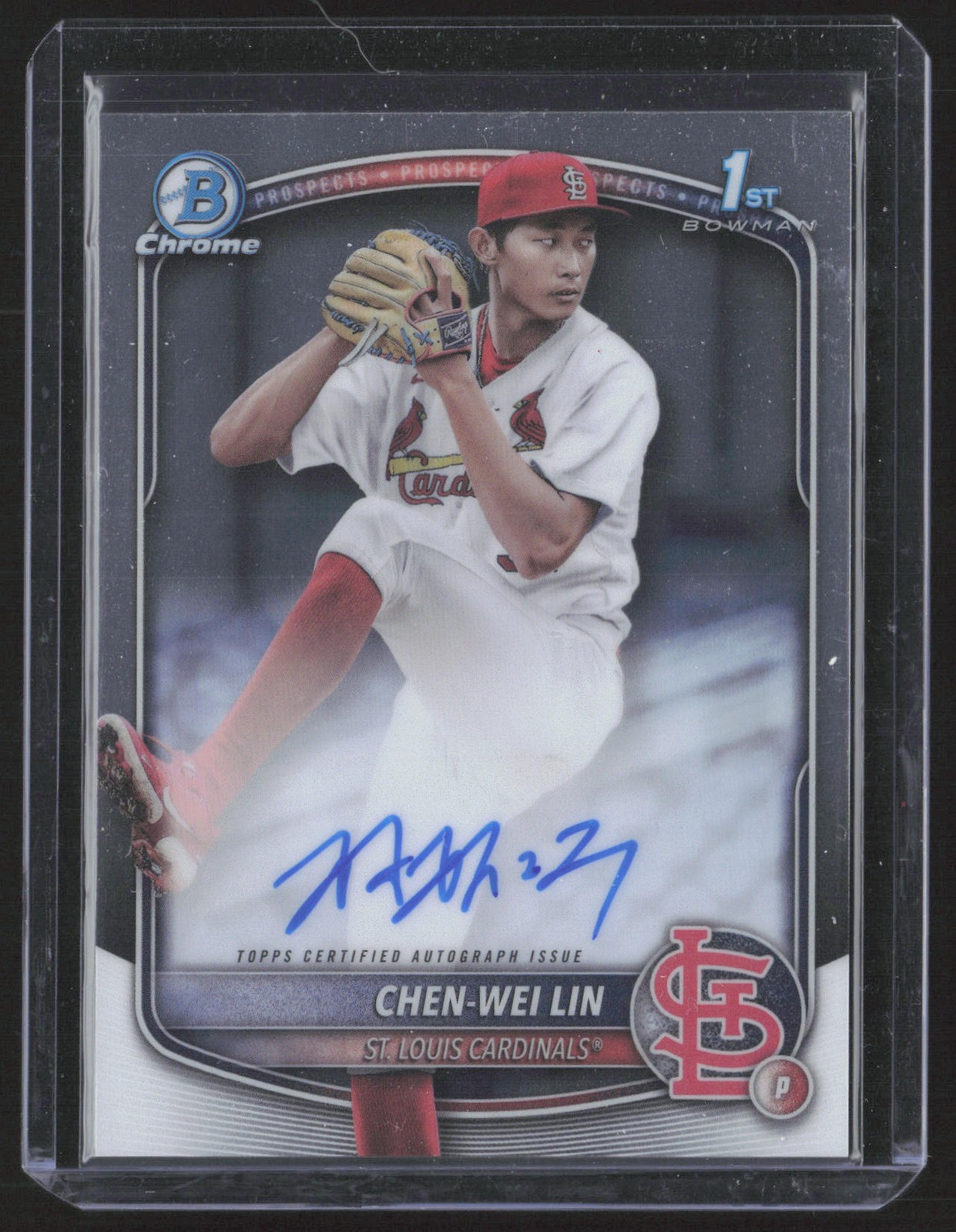 Chen-Wei Lin 2025 Bowman Chrome Prospect Autographs #CPA-CL AU