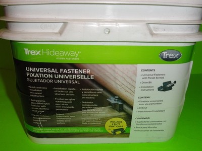 Trex Hideaway Hidden Deck Universal Fasteners 500 sq.ft. DA00002 FREE SHIPPING