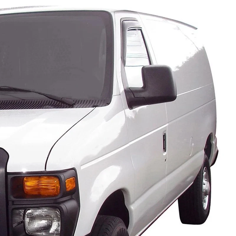 For Ford E-350 Super Duty 07-25 Window Deflectors In-Channel Ventvisor Smoke Foto 4 de 4