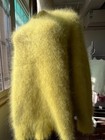 Angora Wool Sweater Pullover Blended Fluffy Fuzzy Super Soft Chunky Knit