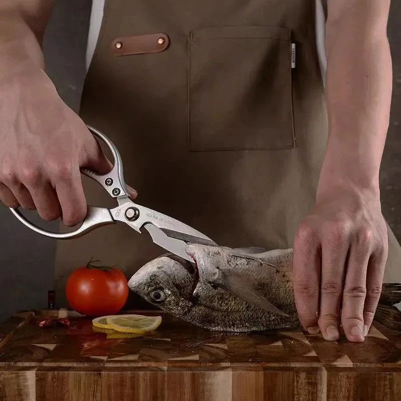 Multifunctional Stainless Steel Kitchen Scissors Chef Chicken Bone Fish Shear
Opens in a new window