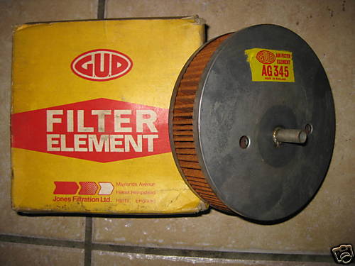 METAL AIR FILTER - FITS: TRIUMPH VITESSE & GT6 & 2000 & BOND EQUIPE (1966-74) - Afbeelding 1 van 1