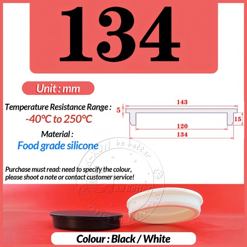 Black Round Silicone Rubber Blanking Seal Bung Hole Plugs End Caps 2mm-301.5mm - Picture 128 of 157