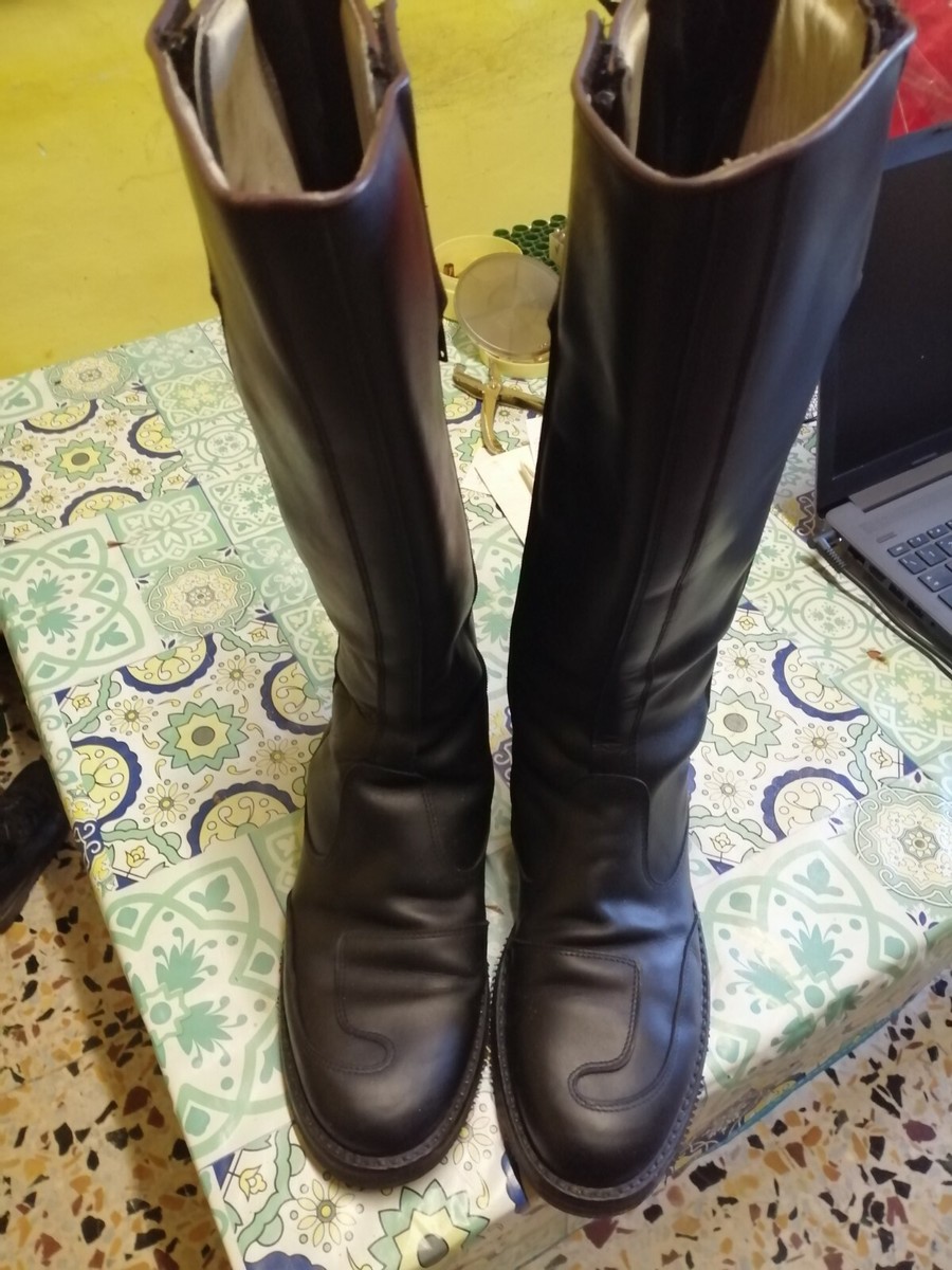 Stivali Originali Polizia Stradale anni 90 Usati (Pari al Nuovo