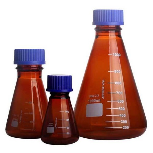 50ml - 1000ml Erlenmeyer Flask w/ Blue Cap Laboratory Glassware Lab Supplies au - Picture 13 of 13