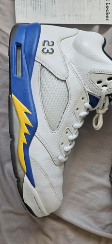 Size 10 - Air Jordan 5 Retro 2013 Laney - Picture 5 of 9