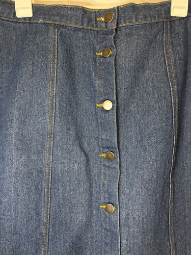 ALLEGRA K Blue Denim Skirt Women's Size XL - 第 2/3 張圖片