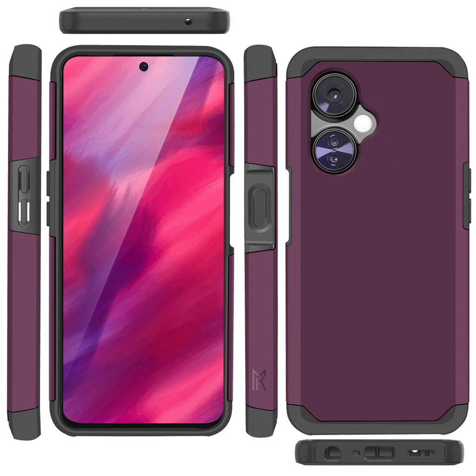 For OnePlus Nord N30 5G Phone Case Dual Layer Hard Hybrid Cover +Tempered Glass - Image 4 of 4