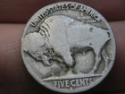 1916 D Buffalo Nickel 5 Cent Piece- Denver- VG Reverse Details