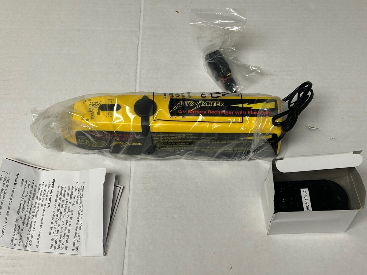 auto starter car battery recharger with flashlight Auto Starter Car Battery Recharger With Flashlight QVC