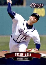 2016 Syracuse Chiefs Choice #25 Austin Voth Redmond Washington WA Baseball Card