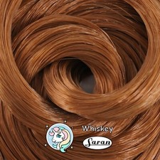 Japanese Saran Doll Hair - Whiskey Auburn Brunette for Rerooting Custom Dolls