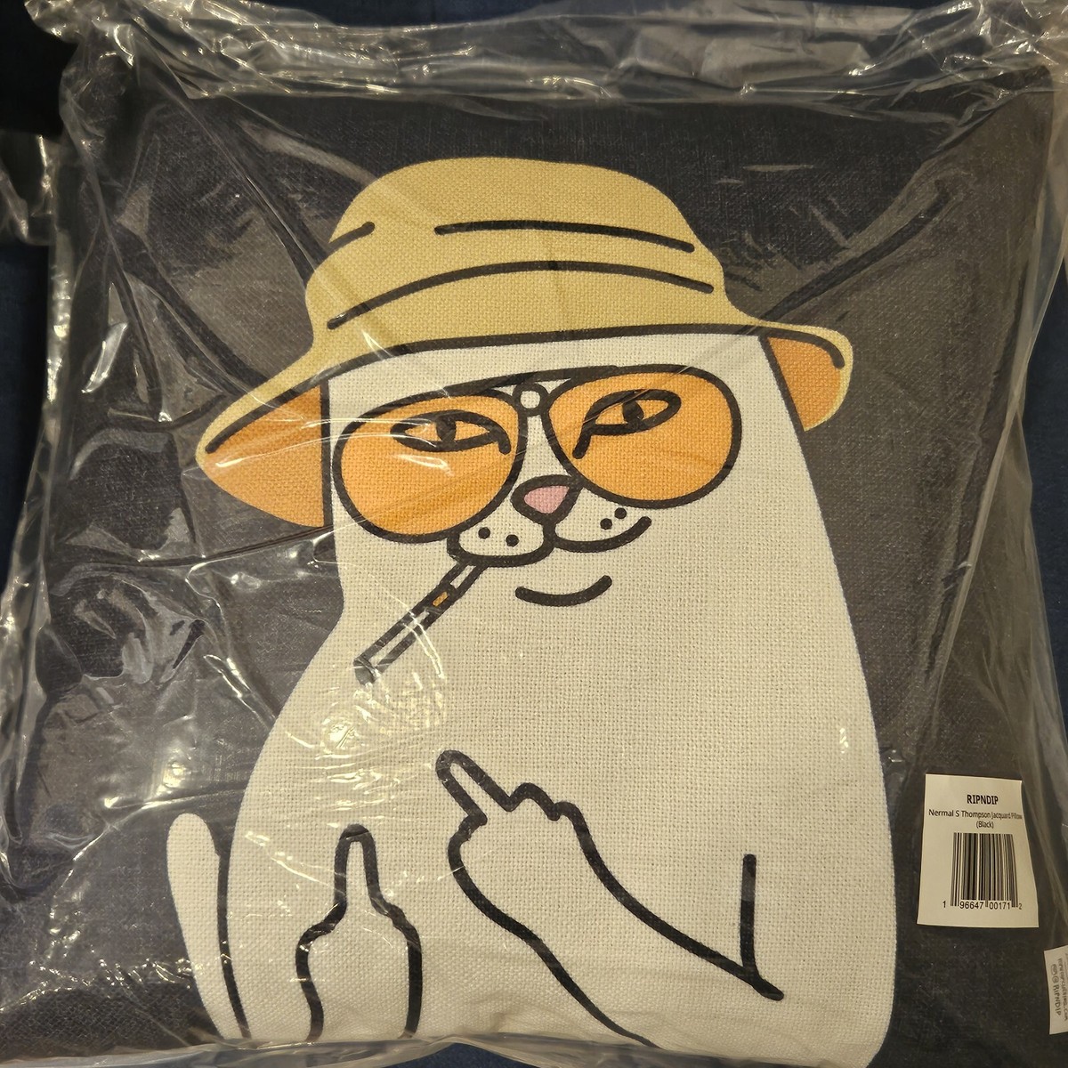 RipNDip - Black Lord Nermal Double Sided Pillow - 14