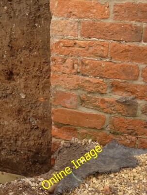 Photo 6x4 Bench Mark, Yew Tree Farmhouse North Leverton with Habblesthorp c2014