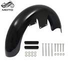 Vivid Black 19" Wheel Wrap Front Fender For Touring Electra Road Glide Road King