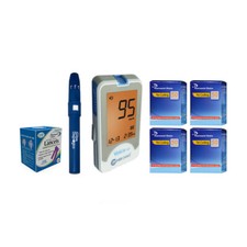 Clever Choice Voice HD Meter   Pharmacist Choice 200 Test Strips, Lancing