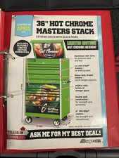 Snap On Tool Box Roll Cab 36" Hot Chrome Rod Stack Hutch 1/333 Limited Edition