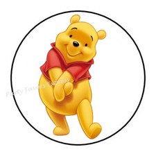 30 BEAR ENVELOPE SEALS LABELS STICKERS PARTY FAVORS 1.5" ROUND