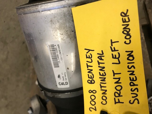 06-12 Bentley Continental Flying Spur LEFT FRONT SUSPENSION KNUCKLE CONTROL ARMS