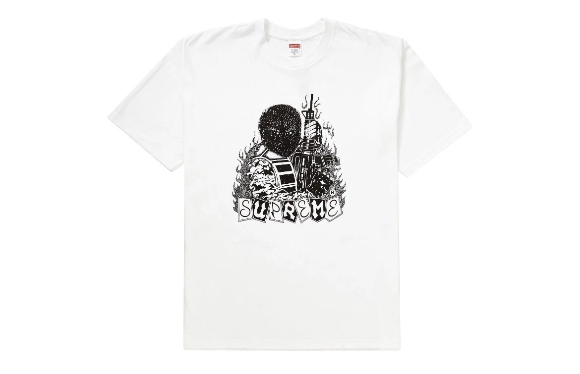 Tee shirt blanc mercenaire SUPREME taille S NEUF