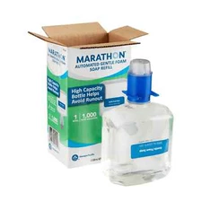 Marathon Gentle Foam Hand Soap Refill, Fragrance-Free (1,000 ml)
