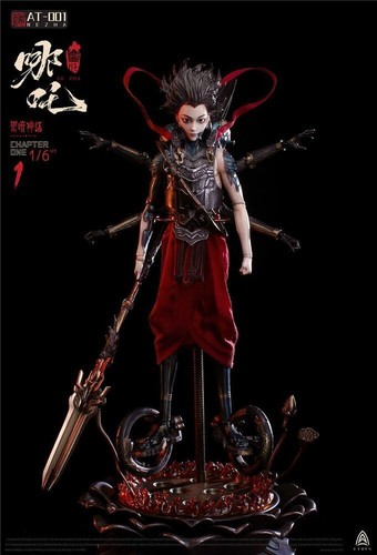 Figura de acción A TOYS 1/6 AT-0001 El oscuro mito de Nezha EN STOCK - Imagen 6 de 13
