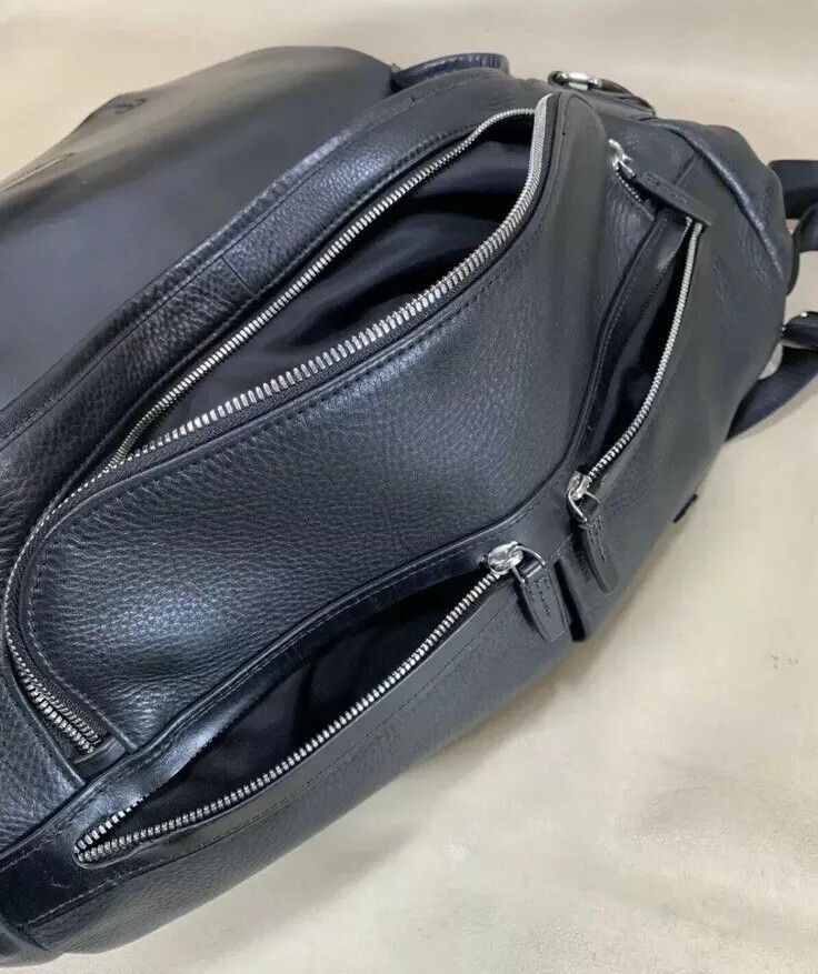 極美品■TUMI トゥミTOWNHOUSE ウィルトン メッセンジャー バッグ Used Tumi Townhouse Wilton Black Leather Messenger Briefcase Style