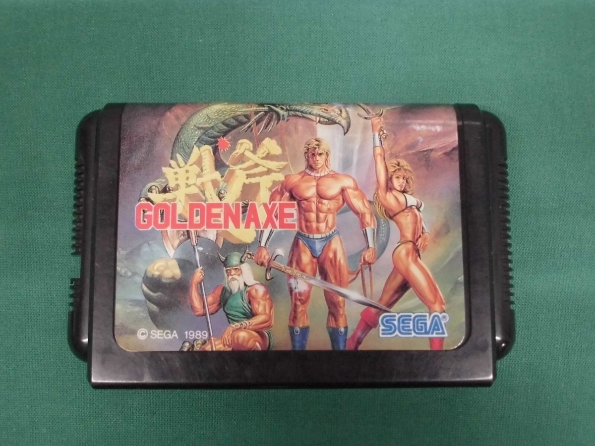 ゴールデンアックス WSC  cm3dmju Sega saturn Golden Axe the duel action game Japan used