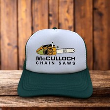McCulloch Chainsaws Unisex Trucker Hat Green ...