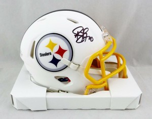 troy polamalu signed mini helmet