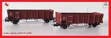 ACF12.009 ATM Set of 2 Wagons Type L 1959 No Sentry Garita, Brand FS Italy