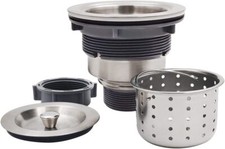 Stainless Kitchen Sink Drain 3.5 inch with Removable Deep Waste Basket Strainer