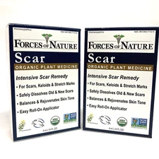2 Pack (4mL Each) Forces of Nature Scar & Stretch Mark Roll-On Remedy EXP 2/26