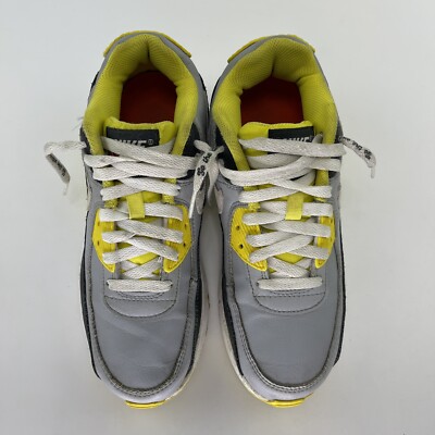 Nike Air Max 90 LTR GS - DQ0570-001 Wolf Grey/Yellow Happy Face