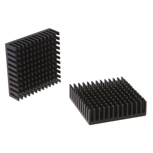 2PCS Heat Sink Pad Heatsink Radiator Aluminum Electronics Cooler Passive Cooling - Afbeelding 3 van 8