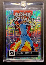 2022 Donruss Baseball MARCUS SEMIEN #BS-4 Bomb Squad Vector Parallel | Rangers