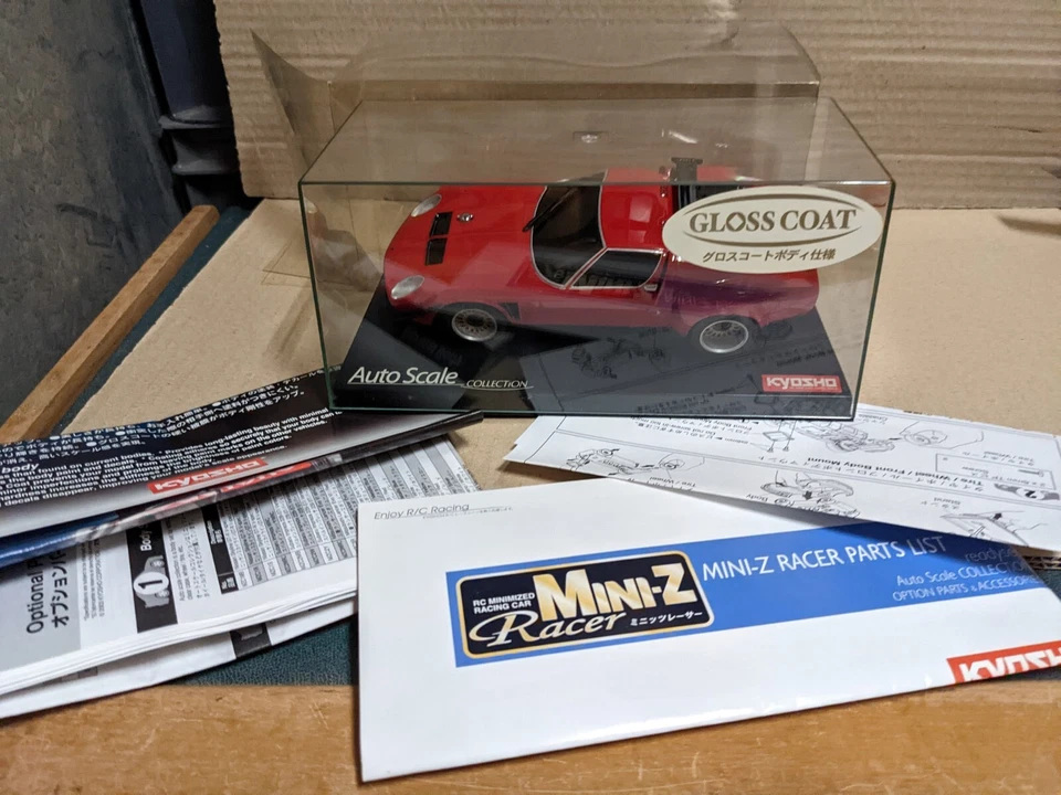 Kyosho 1/27 Lamborghini Jota Rouge Svt Mini Z - Photo 3/4