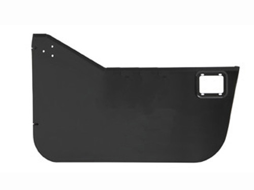 Panneaux de porte extérieur avant en acier noir premium pour Jeep Wrangler