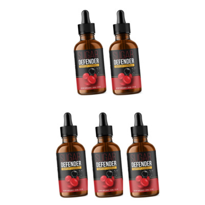 SUGAR DEFENDER Supplement 100% Natural Ingredients Drops For (5 Tinctures)
