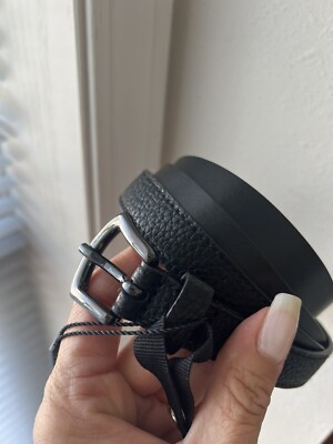 Elie Tahari | Women’s SZ 34” - 36” | Black Leather Wrap Replacement Belt | NWT Elie Tahari Leather Belts for Women | Mercari main image 4