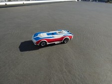 AFX AURORA THUNDERJET 500 1766 RED WHITE BLUE CORVETTE FUNNY CAR HO SLOT CAR NOS