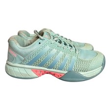 K-Swiss Pickleball Shoes Womens Mint Green Pink Low Top Court Sneakers 8.5